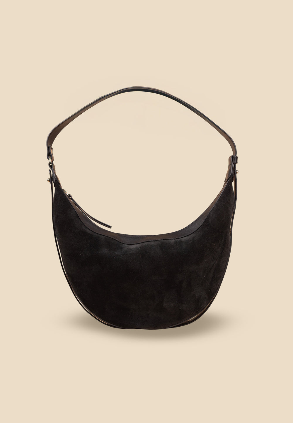 The Crosby Midnight Suede Crossbody Bag | Pietro NYC