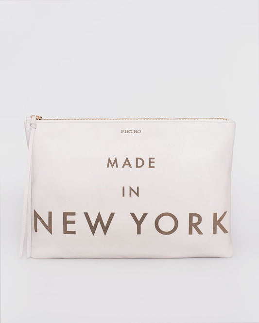 Pietro Made in New York - Stone White Bags | Pietro NYC
