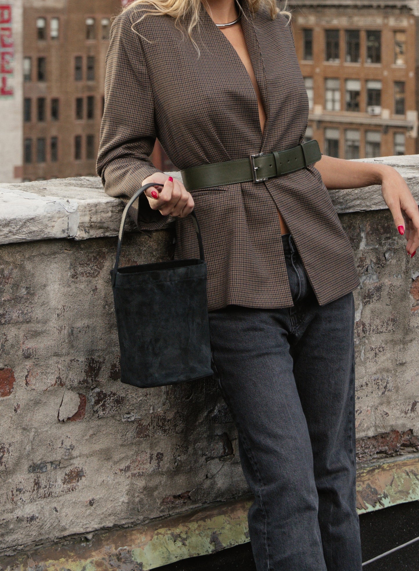 The Chelsea Mini- Midnight Suede