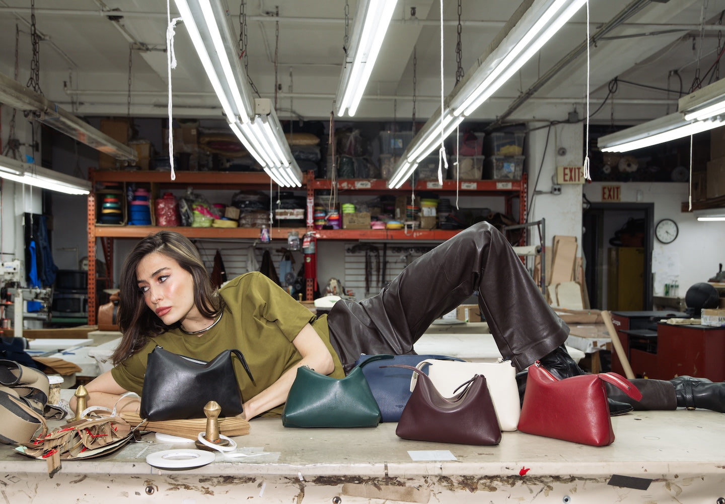 The Hudson Clutch- Ruby