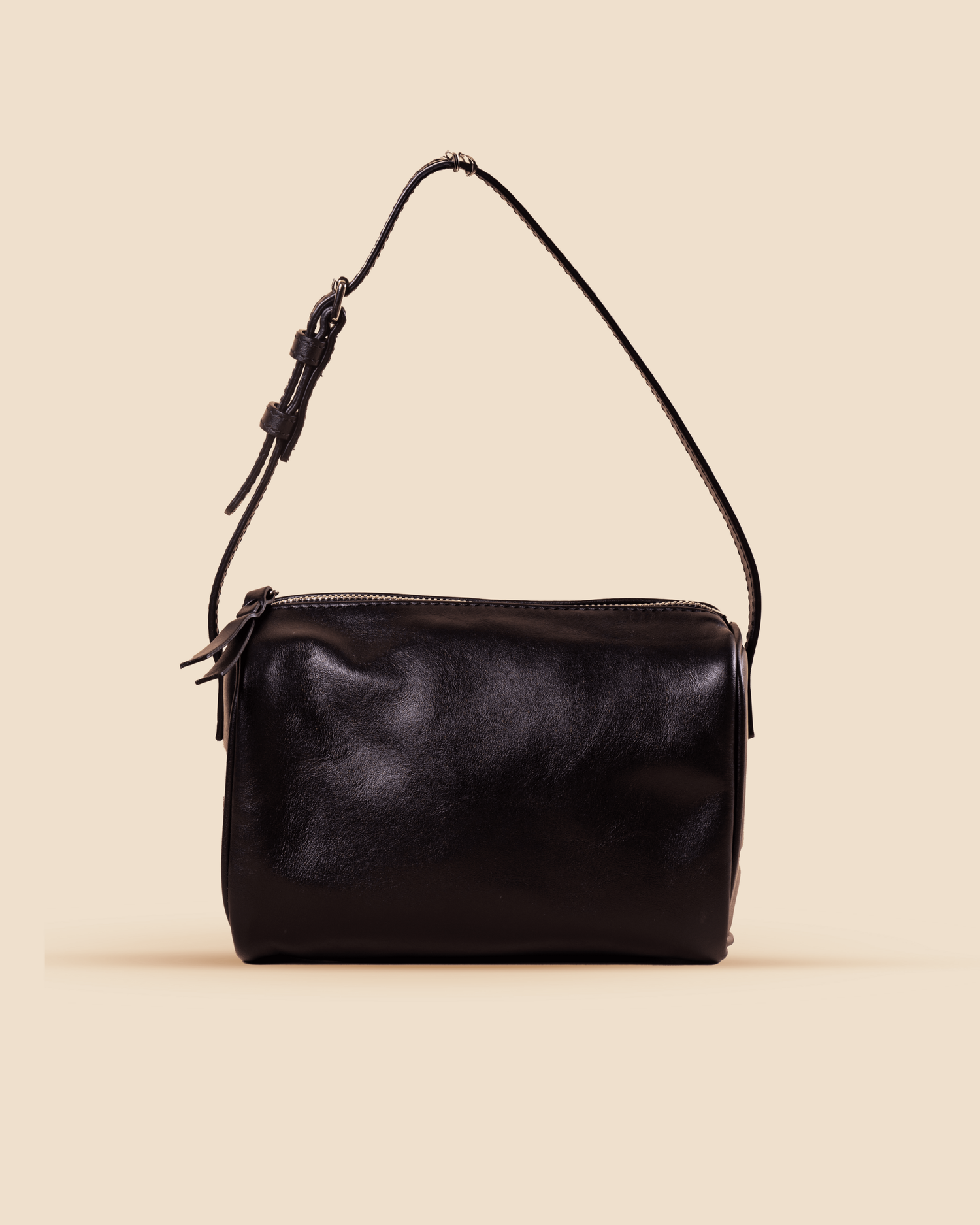 Pietro NYC The Lafayette Midnight Mini Barrel Bag