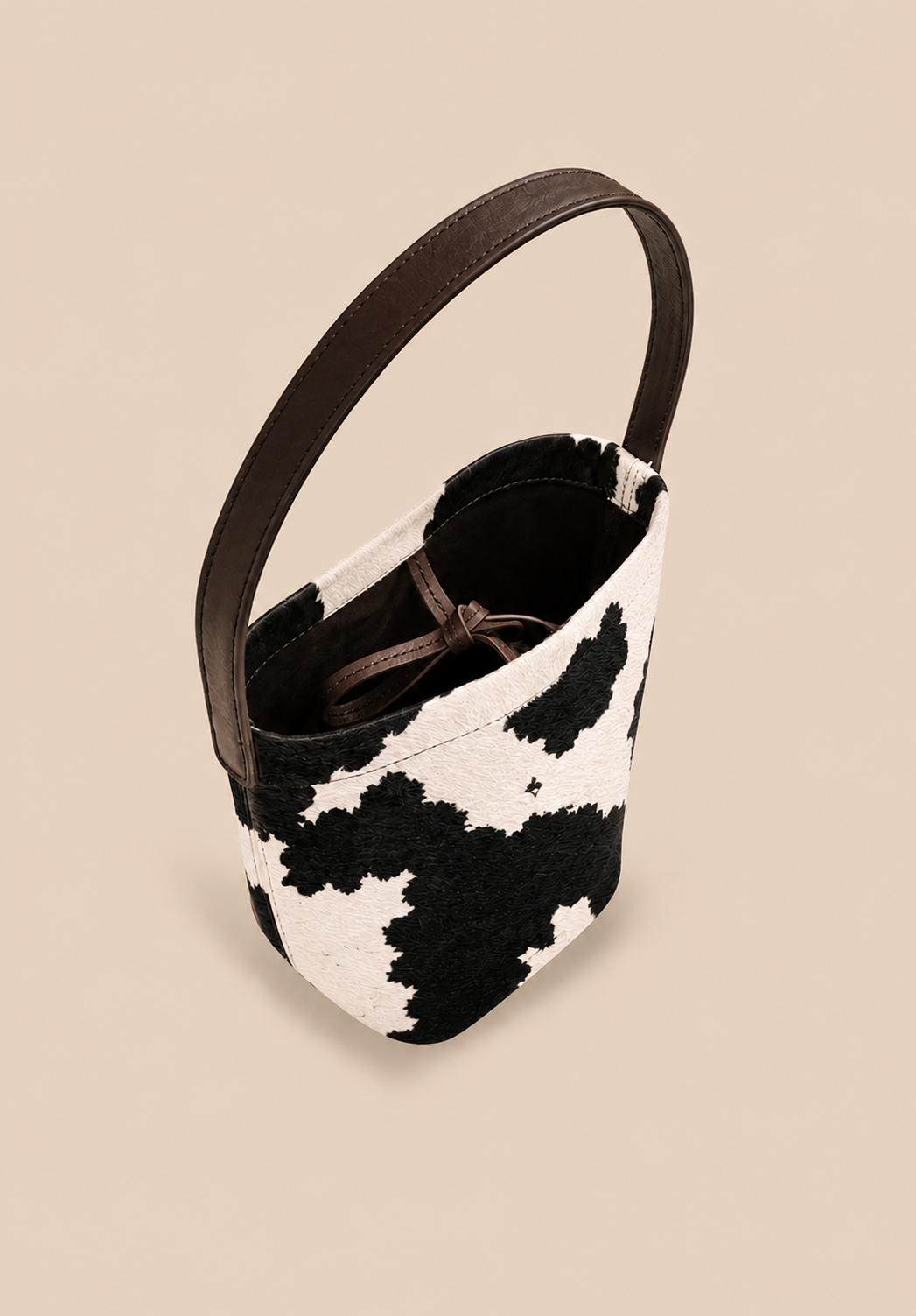 The Chelsea Mini - Rodeo Cow Hair Calf Bucket Bag