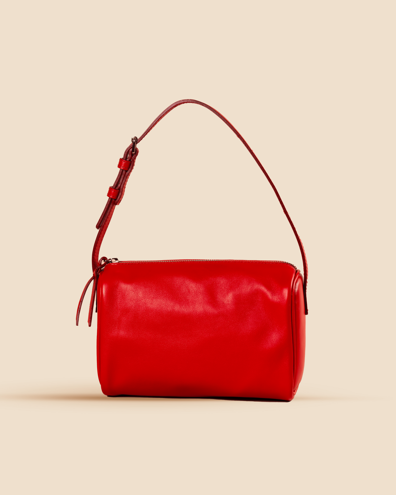 Pietro NYC The Lafayette Scarlet Mini Barrel Bag
