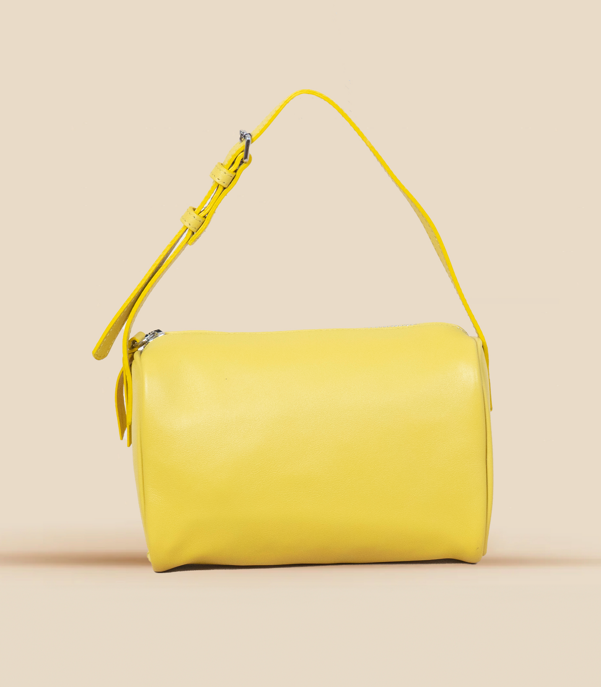 トートバッグ BY FAR Yellow Leather Gib Shoulder Bag By Far embossed leather shoulder bag - Yellow Shoulder Bags