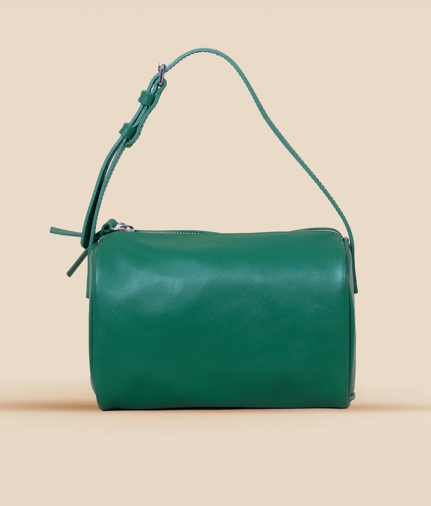 Pietro NYC The Lafayette Emerald Green Mini Barrel Bag