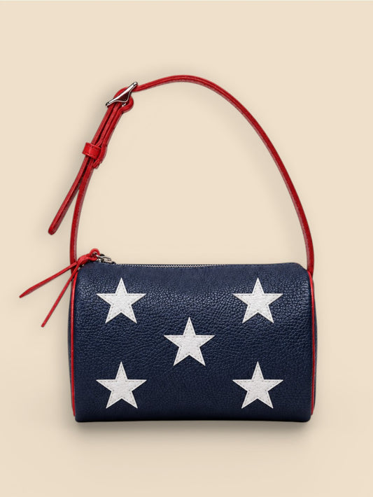 The Lafayette - USA Edition Mini Leather Barrel Bag