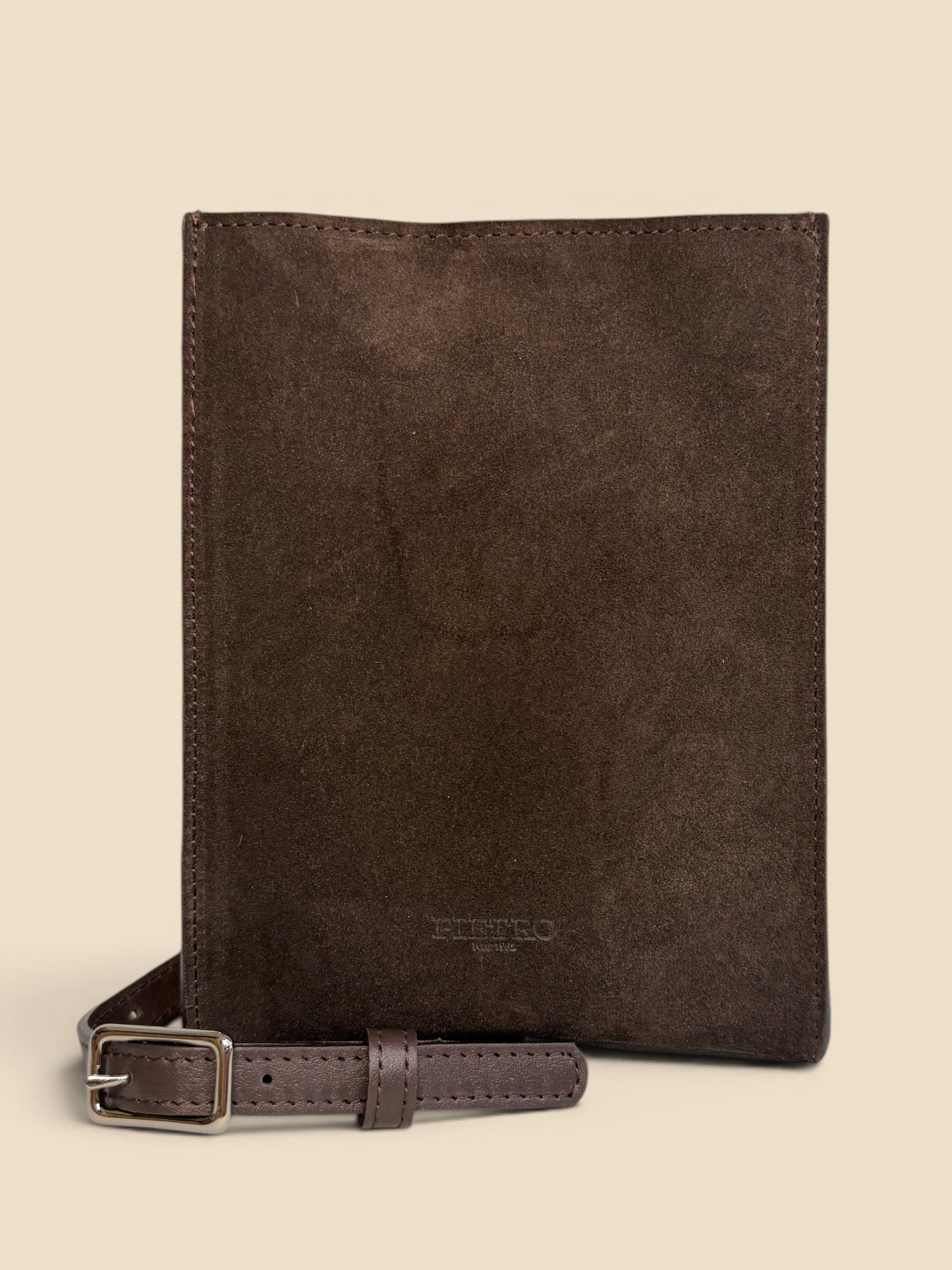 The York - Rodeo Brown Suede Crossbody Bag