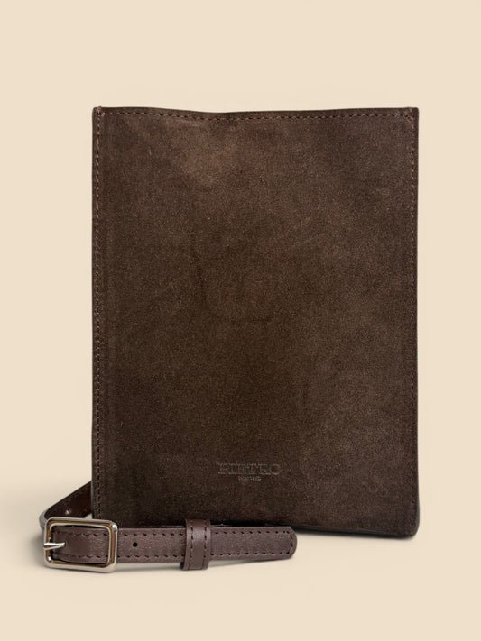 The York - Rodeo Brown Suede Crossbody Bag