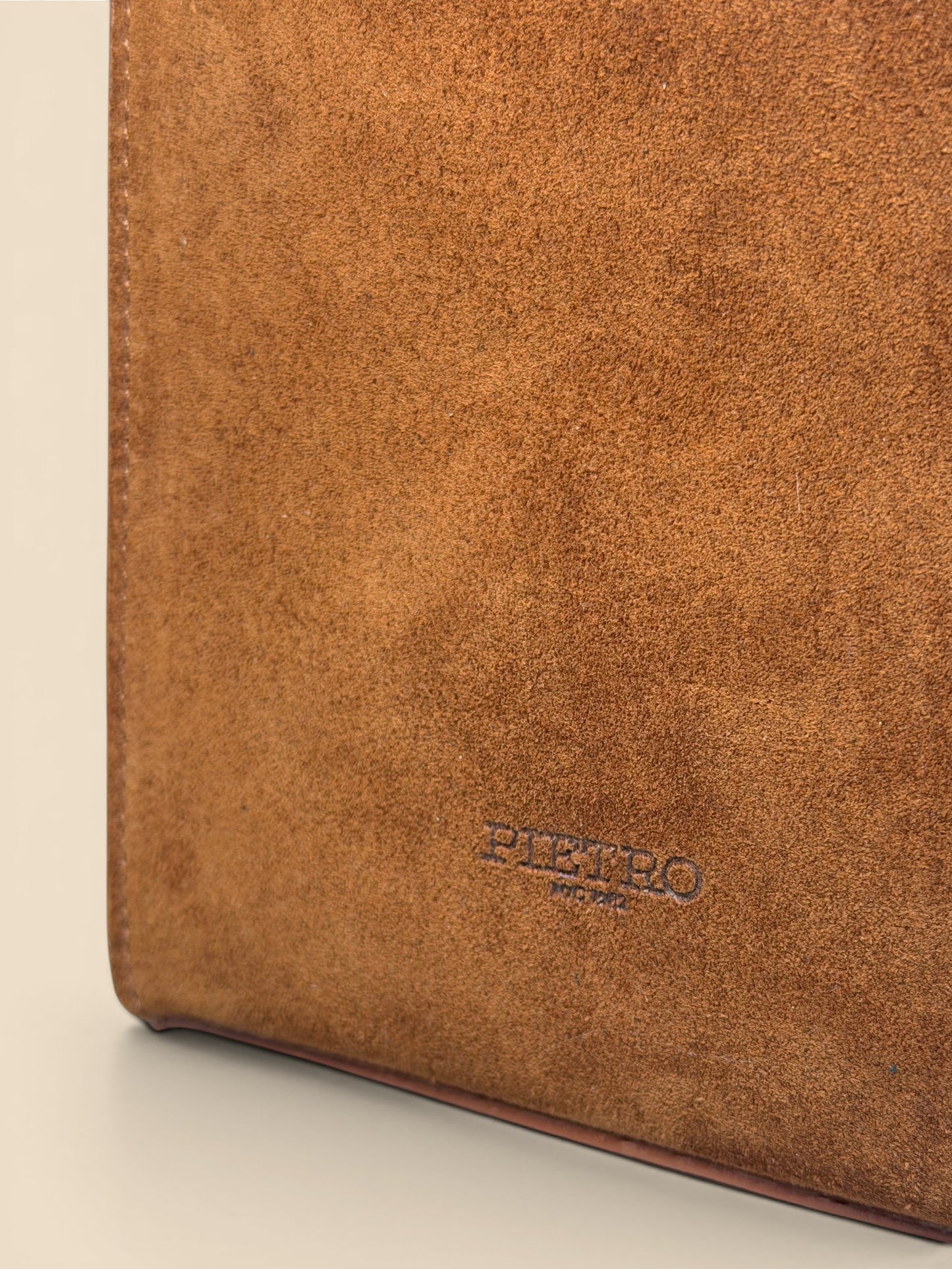 The York - Cognac Suede Crossbody Bag