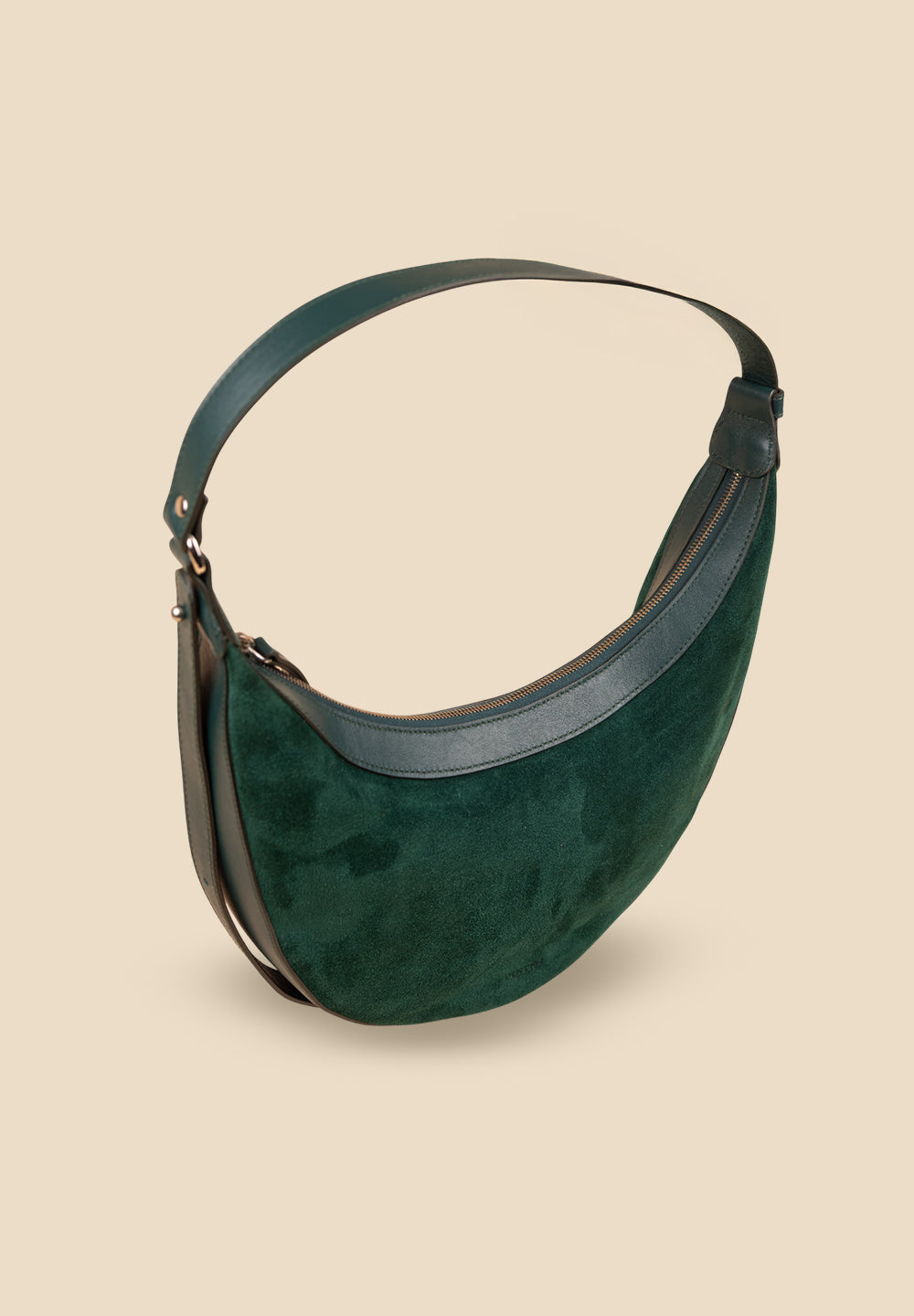 The Crosby Serpentine Suede Crossbody Bag | Pietro NYC