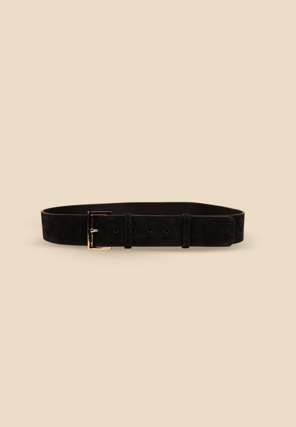 The Reade Belt- Midnight Suede