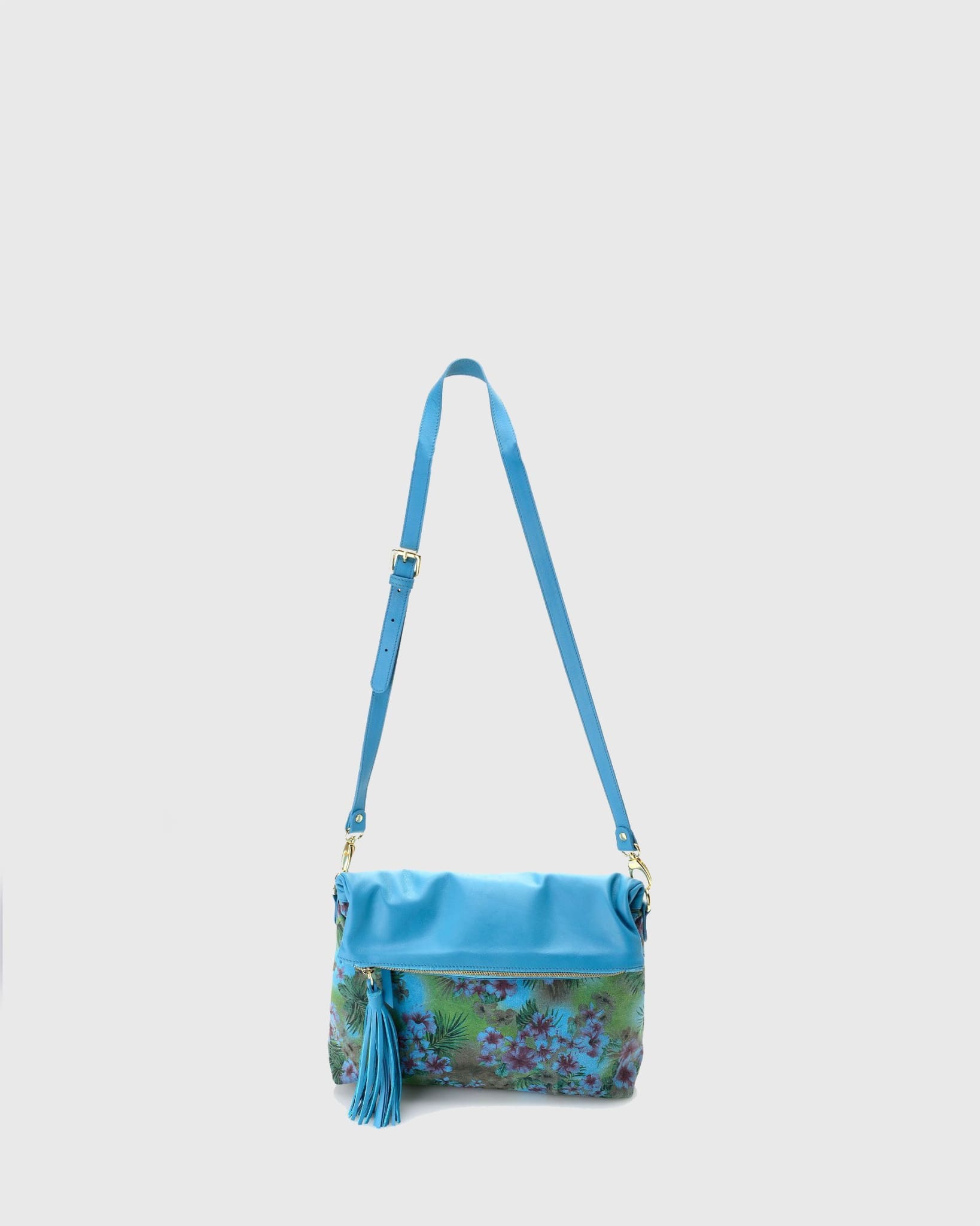 Kaylee - Blue Floral Bags | Pietro NYC