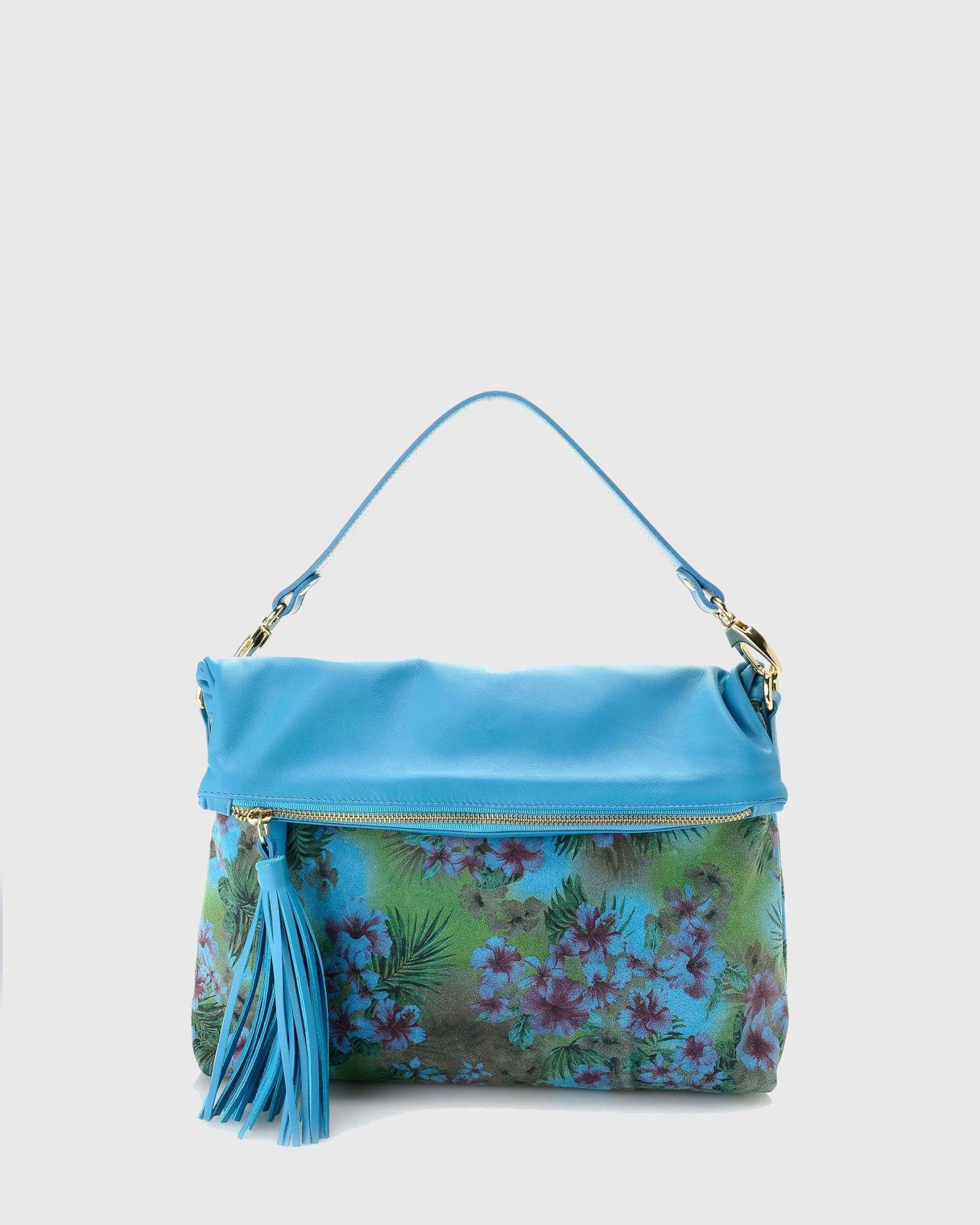 Kaylee - Blue Floral Bags | Pietro NYC