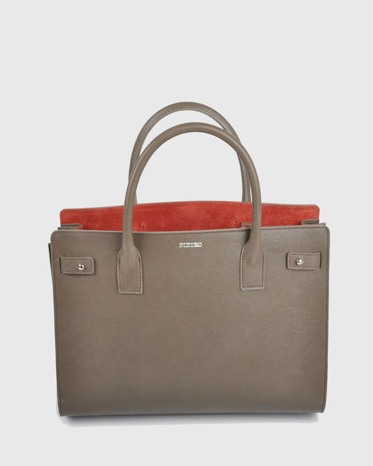LIV - Taupe Bags | Pietro NYC