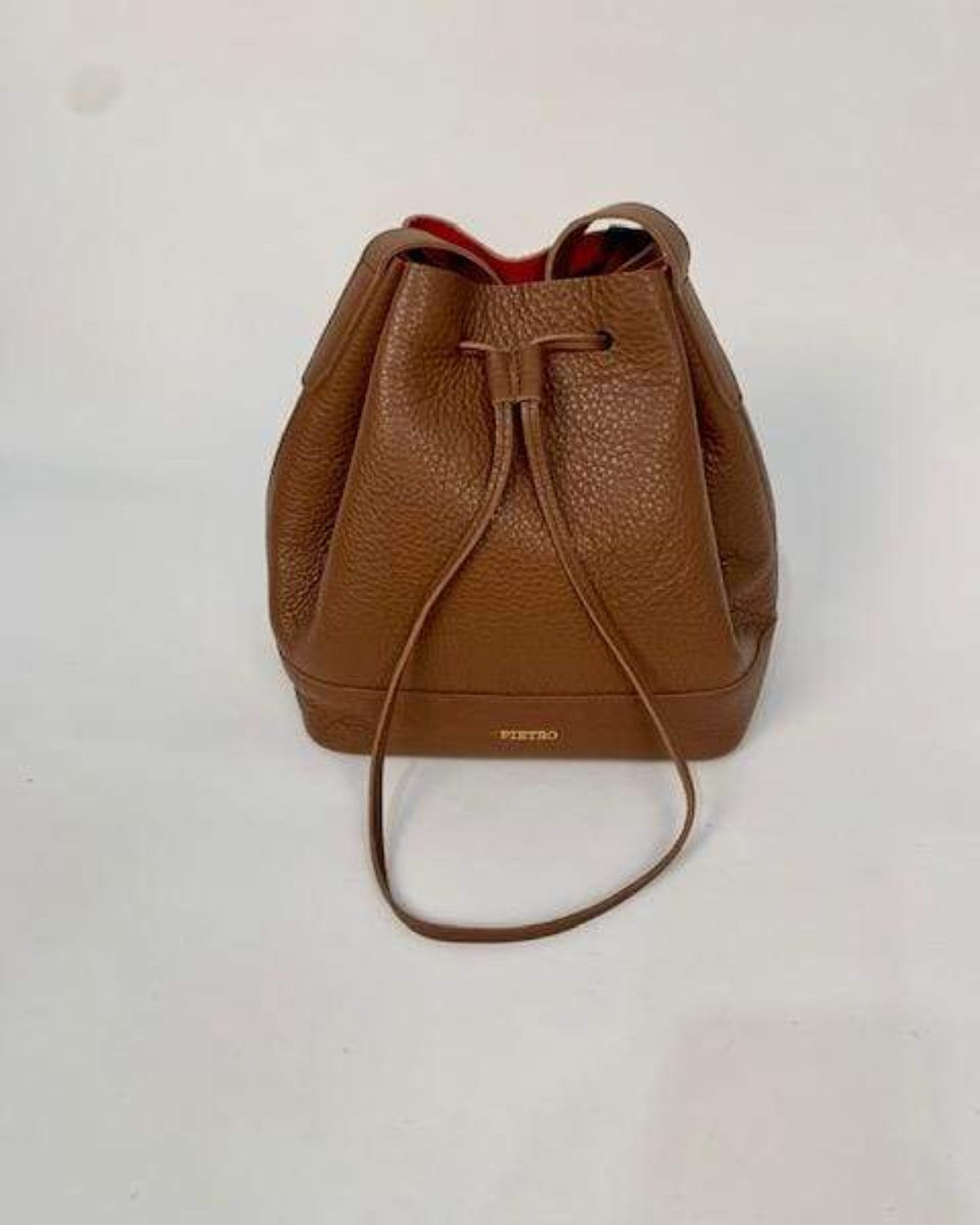 Unlined Bucket - Chestnut Bags | Pietro NYC