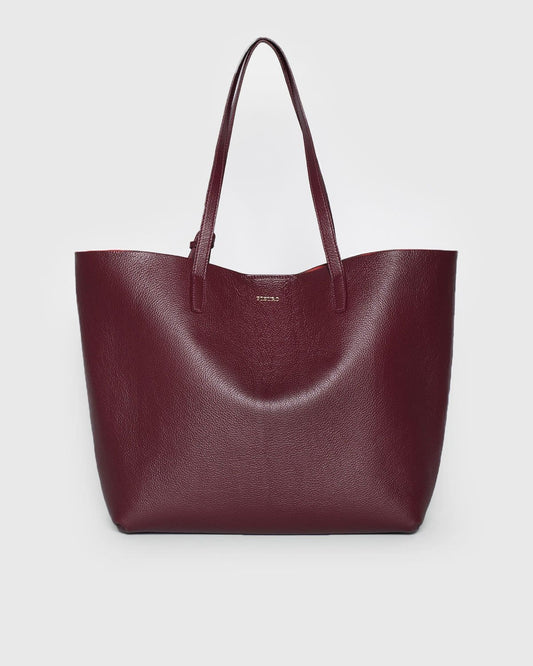 Unlined Tote - Bordeaux Bags | Pietro NYC