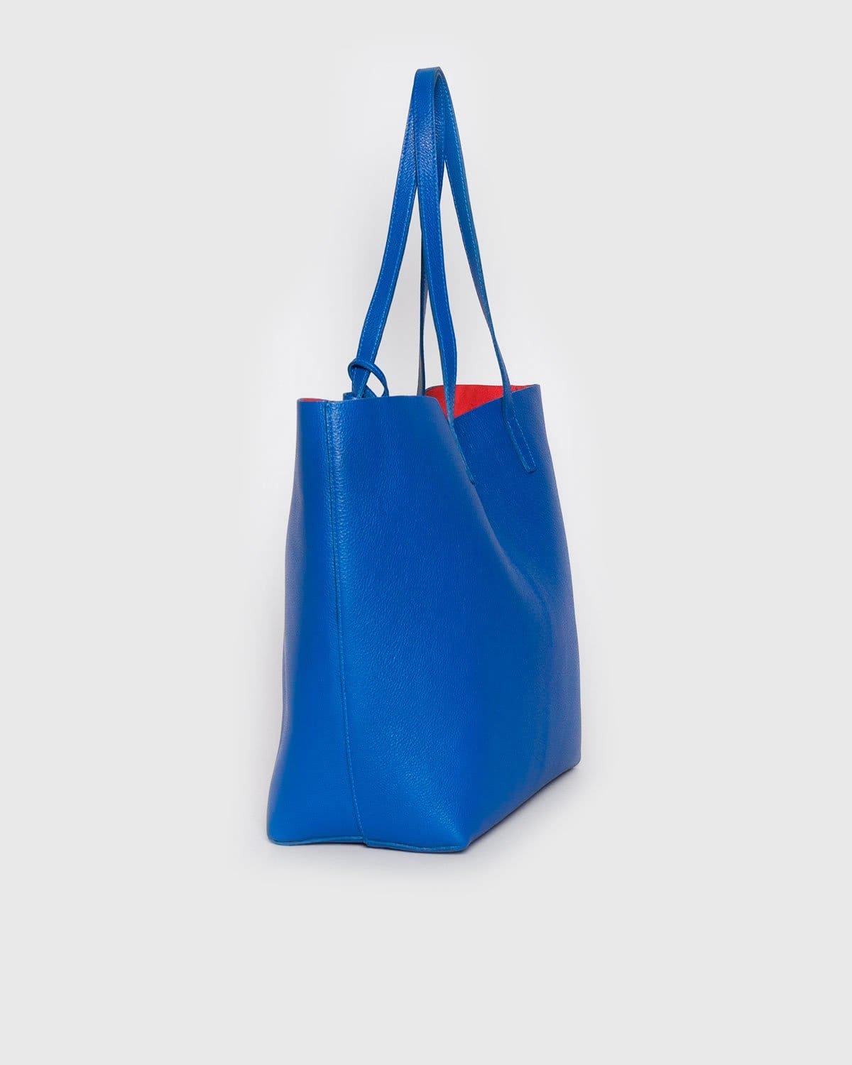 Unlined Tote - Cobalt Blue Bags | Pietro NYC